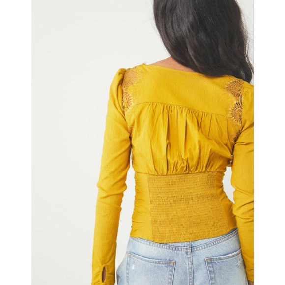 Free People On Point Lace Top - Picture 4 of 13